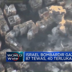 Video: Israel Bombardir Gaza Utara 87 Tewas, 40 Terluka