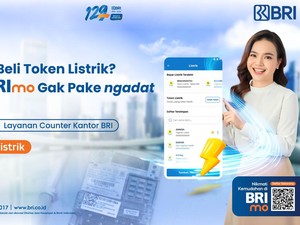 Tak Perlu Keluar Rumah, Bayar Tagihan-Beli Token Listrik Bisa Pakai BRImo