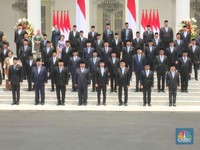 Momen Perdana, Kabinet Merah Putih Prabowo-Gibran Foto Bersama
