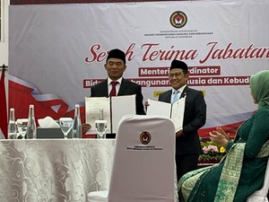 Cak Imin Jalani Sertijab Menko Pemberdayaan Masyarakat dari Muhadjir