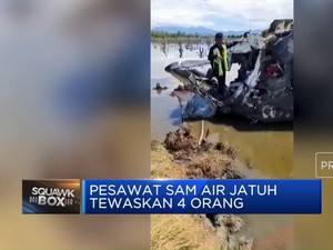 Video: Pesawat SAM Air Jatuh di Gorontalo, Tewaskan 4 Orang