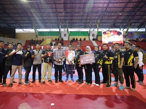 Polwan Polresta Sidoarjo Raih Juara 2 Lomba Karate Piala Panglima TNI