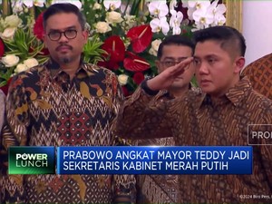  Prabowo Angkat Mayor Teddy Jadi Sekretaris Kabinet Merah Putih