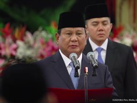 Resmi! Prabowo Lantik 48 Menteri Anggota Kabinet Merah Putih 2024-2029