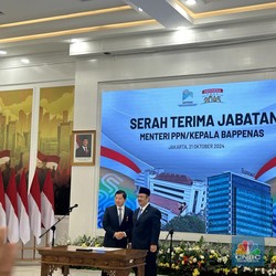 Sertijab Menteri PPN, Suharso Titip Pesan Ini ke Rachmat Pambudy