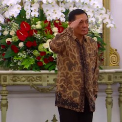 Prabowo Lantik Sjafrie Sjamsoeddin Ketua Dewan Pertahanan Nasional
