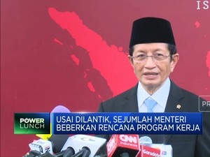Video: Usai Dilantik, Sejumlah Menteri Beberkan Rencana Program Kerja