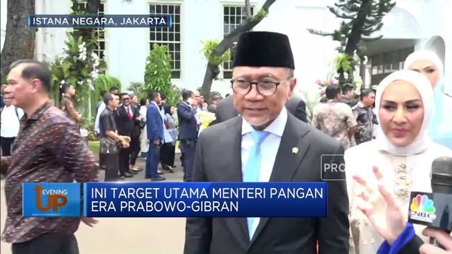 Video: Zulkifli Hasan Dilantik Jadi Menteri Pangan Kabinet Merah Putih