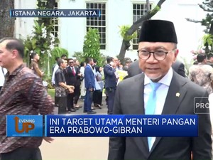  Zulkifli Hasan Dilantik Jadi Menko Bidang Pangan