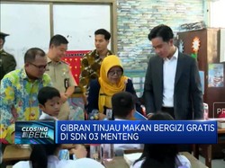 Video: Gibran Tinjau Makan Bergizi Gratis di SDN 03 Menteng