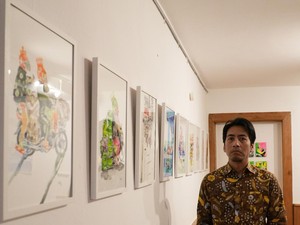 Goresan Ilustrasi Emte soal Jakarta Mejeng di Jerman