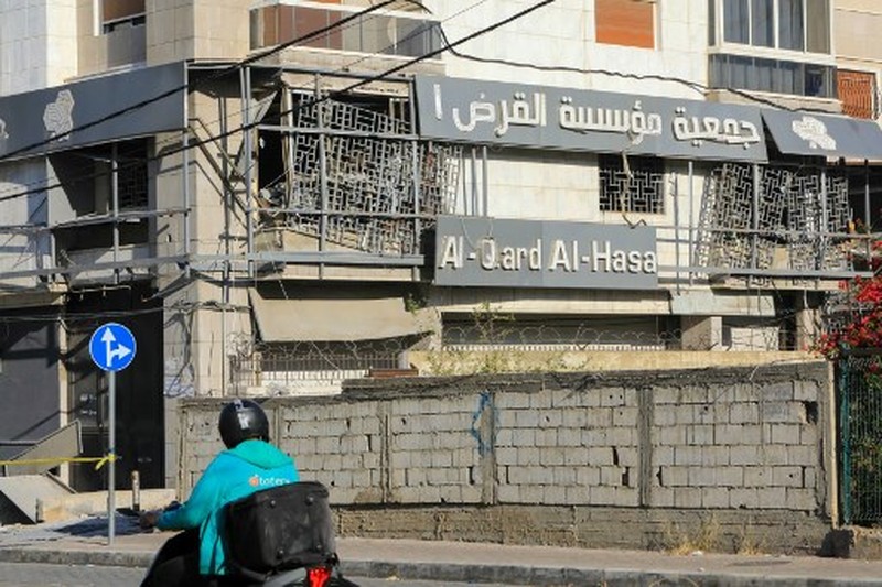 Israel Bombardir Lembaga Keuangan Hizbullah di Beirut. (AFP)