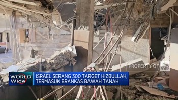 Video:Israel Serang 300 Target Hizbullah, Termasuk Brankas Bawah Tanah