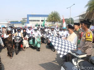 Hari Santri 2024, Polisi di Sidoarjo Gelorakan Tertib Berlalu Lintas