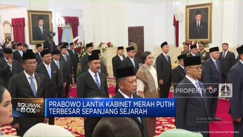 Video: Prabowo Lantik Kabinet Merah Putih Terbesar Sepanjang Sejarah