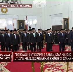 Video: Prabowo Lantik Kepala Badan,Utusan, Penasihat & Staf Khusus