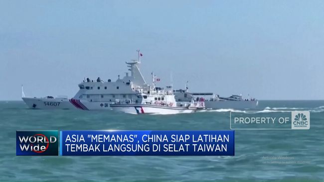 Video: Respons Aksi AS dan Kanada, China Latihan Tembak di Selat Taiwan