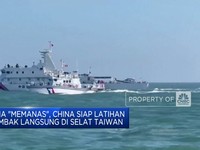 Video: Respons Aksi AS & Kanada, China Latihan Tembak di Selat Taiwan