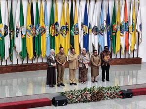 Mendagri Tito Sertijab Bersama 2 Wamen Baru Ribka Haluk dan Bima Arya