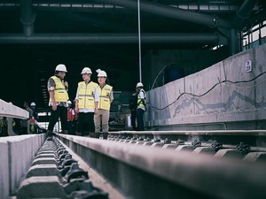 Blusukan Lagi, Gibran Cek Proyek LRT Velodrome-Manggarai