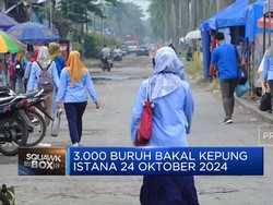 Video: 3.000 Buruh Bakal Kepung Istana 24 Oktober Esok