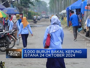Video: 3.000 Buruh Bakal Kepung Istana 24 Oktober Esok