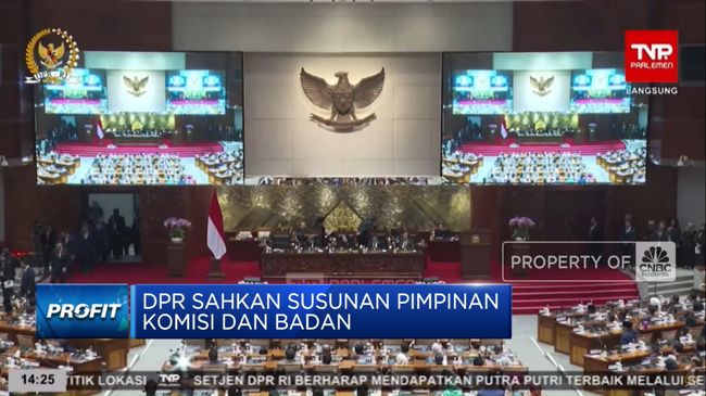 Video: DPR Sahkan Susunan Pimpinan Komisi dan Badan