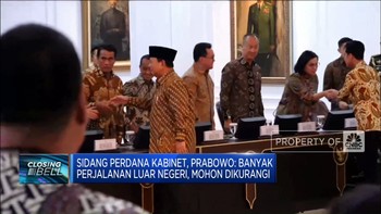 Video: Prabowo Pimpin Sidang Perdana Kabinet Merah Putih