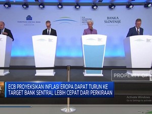 Video: ECB Proyeksikan Inflasi Eropa Bakal Turun Lebih Cepat