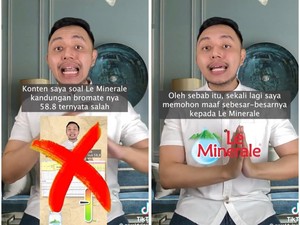 Gerald Vincent, Penyebar Hoaks Bromat Le Minerale, Akui Salah & Minta Maaf