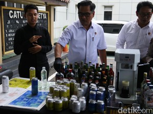 Rumah Produksi Miras Oplosan di Sleman Dibongkar, 1 Orang Ditangkap