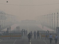 Kabut Gelap Tiba-Tiba Kepung Ibu Kota India, Ada Apa?