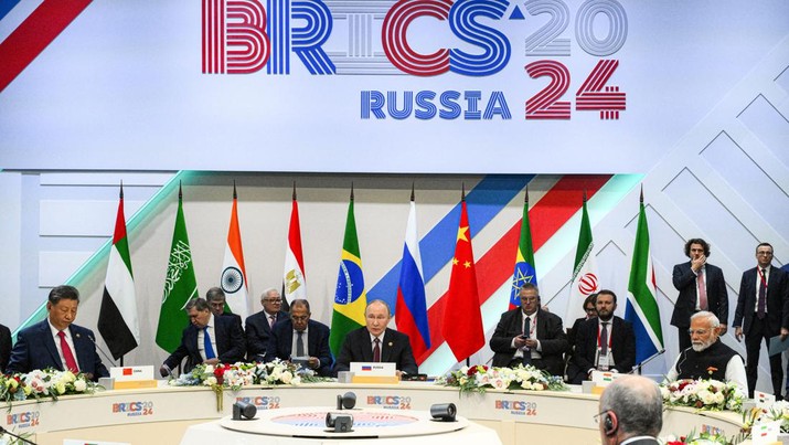 KTT BRICS di Kazan, Rusia, Rabu (23/10/2024). (REUTERS/BRICS-RUSSIA2024)