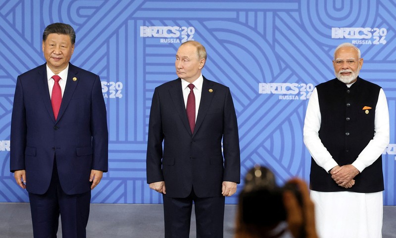 KTT BRICS di Kazan, Rusia, Rabu (23/10/2024). (REUTERS/BRICS-RUSSIA2024)