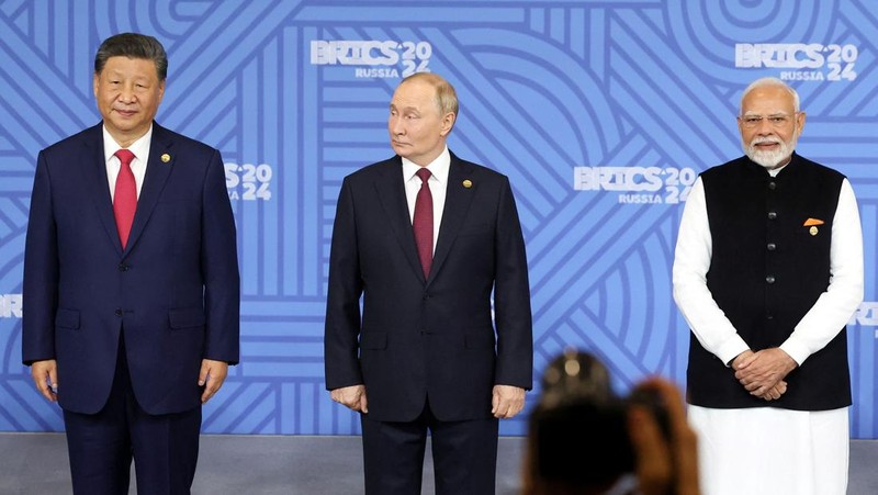 KTT BRICS di Kazan, Rusia, Rabu (23/10/2024). (REUTERS/BRICS-RUSSIA2024)