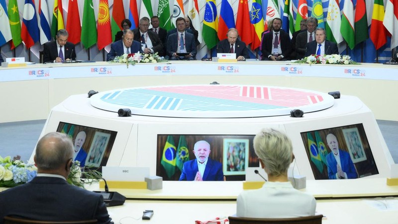 KTT BRICS di Kazan, Rusia, Rabu (23/10/2024). (REUTERS/BRICS-RUSSIA2024)