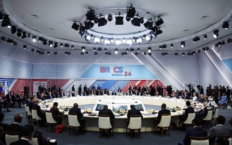 KTT BRICS di Kazan, Rusia, Rabu (23/10/2024). (REUTERS/BRICS-RUSSIA2024)