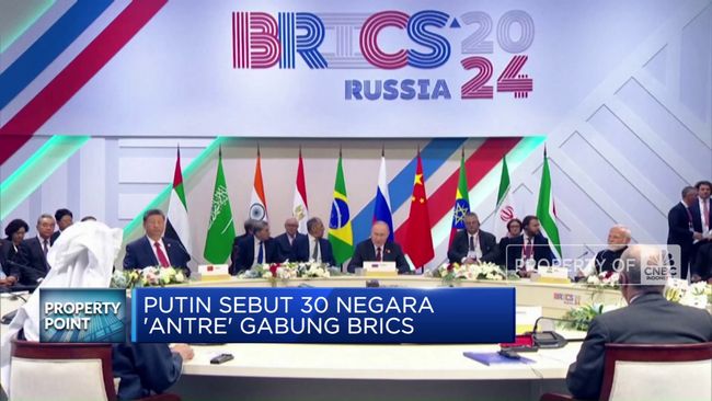 Video: Lawan Barat! Putin Sebut 30 Negara 'Antre' Gabung BRICS