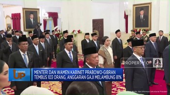 Video: Menteri dan Wamen Kabinet Tembus 103 Orang, Gaji Melambung 81%