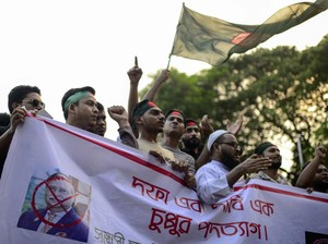 Warga Bangladesh Kembali Demo, Kali Ini Tuntut Presiden Mundur