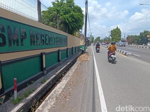 Terdampak Tol Jogja-Solo-YIA, Gerbang SMPN 3 Gamping Bakal Hilang