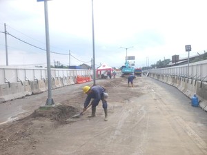 Terlalu! Lampu Proyek Tol Jogja-Solo di Ring Road Kronggahan Kerap Dicuri