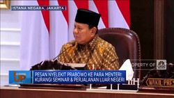 Video: Pesan Nyelekit Prabowo ke Para Menteri: Kurangi Seminar!