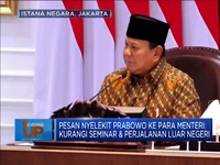 Video: Pesan Nyelekit Prabowo ke Para Menteri: Kurangi Seminar!