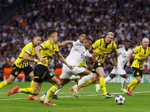 Video: Hujan Gol! Real Madrid Comeback Kalahkan Dortmund 5-2