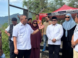 Resmikan BTS di Sungai Patai, Andre Rosiade: Kami Tidak Omon-omon