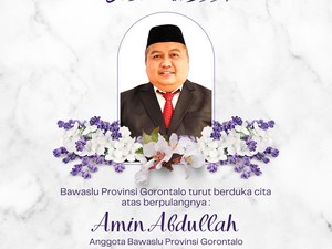 Anggota Bawaslu Gorontalo Amin Meninggal Usai Pingsan di Bandara Makassar