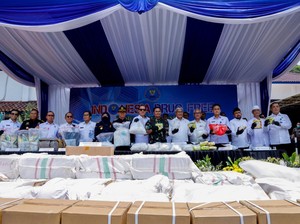 BNN Musnahkan 3,3 Ton Narkoba dari 9 Kasus, Ada Sabu hingga Heroin