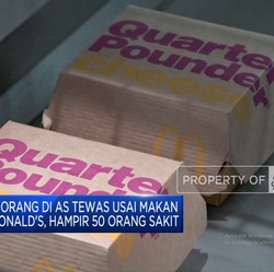 Video: Geger! 1 Orang di AS Tewas Usai Makan Burger McDonald's