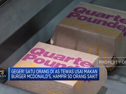 Video: Geger! 1 Orang di AS Tewas Usai Makan Burger McDonald's